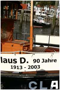 Mast (Dampfschlepper Claus D.)