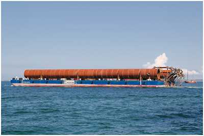 Schwerlastponton Stralsund