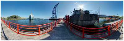 einreihiges 360 x 180° HDR-Kugelpanorama mit Nodal Ninja Ring-Adapter, 4 Bilder aus 3er-Belichtungsreihe = 12 Bilder, 11.512 x 5.756 Pixel = 66 Megapixel