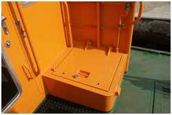 Niedergang Maschinenraum (Lotsenboot Schnatermann)