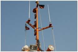 Radar und Antennen (Lotsenboot Schnatermann)