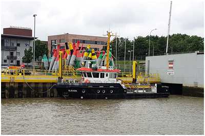 Arbeitsboot Blexen