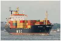 Containerschiff MSC Patricia