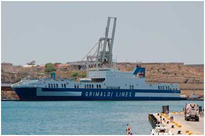 Ro-Ro-Frachtschiff Eurocargo Venezia