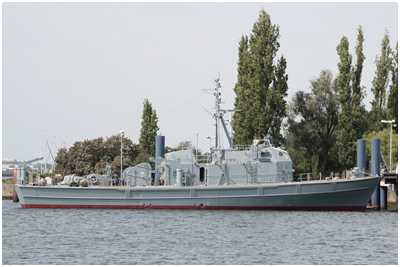 Binnenminensuchboot Frauenlob (Quelle: Dirk Schütz)