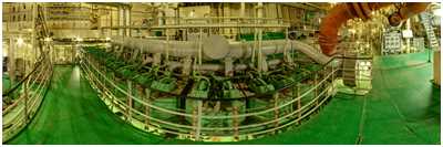 Zylinderköpfe Stb.-Hauptmaschine vorn