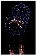 Sailors Feuerwerk zur Hanse Sail 2005