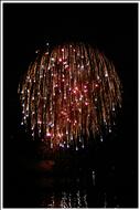 Sailors Feuerwerk zur Hanse Sail 2005