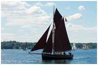 Gaffelkutter Aurora von Altona