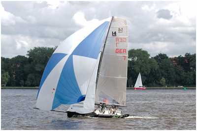 14-Fuß-Dinghy
