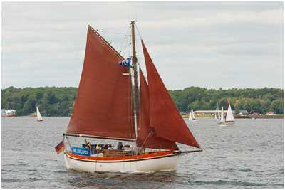 Gaffelkutter Helgoland