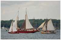 Brixham-Trawler Ethel von Brixham und Lofotenkutter Solvang