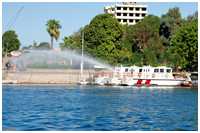 verschiedene Schiffe und Boote in Ägypten