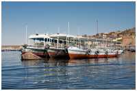 verschiedene Schiffe und Boote in Ägypten