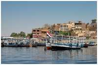 verschiedene Schiffe und Boote in Ägypten