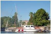 verschiedene Schiffe und Boote in Ägypten