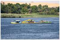 verschiedene Schiffe und Boote in Ägypten