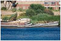 verschiedene Schiffe und Boote in Ägypten