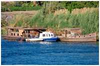 verschiedene Schiffe und Boote in Ägypten