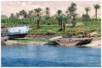 verschiedene Schiffe und Boote in Ägypten