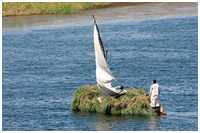 verschiedene Schiffe und Boote in Ägypten