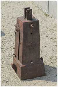 Schlaggewichte einer Ramme