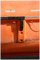 freifallende Rettungsboote